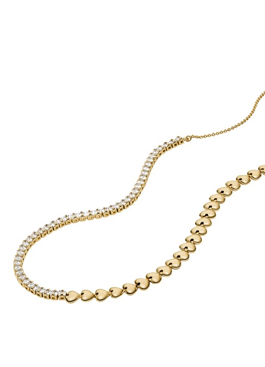 Fossil Sutton ketting JA7302710 - detail 2 goud