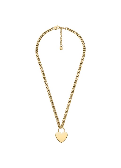 Fossil Sutton ketting JF04958710 - detail 3 goud