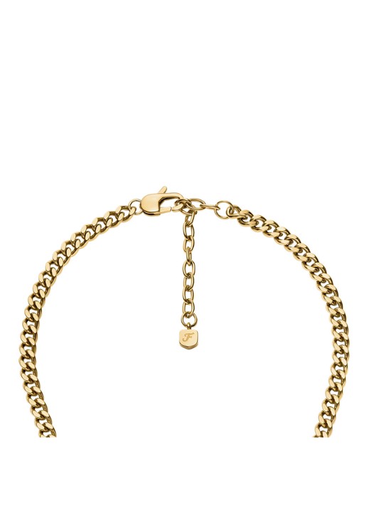 Fossil Sutton ketting JF04958710 - detail 4 goud