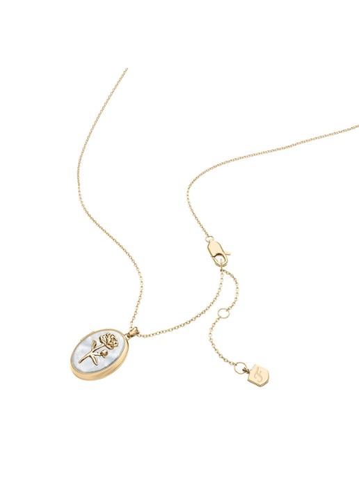 Fossil Sutton ketting  JF04976710 - detail 5 goud