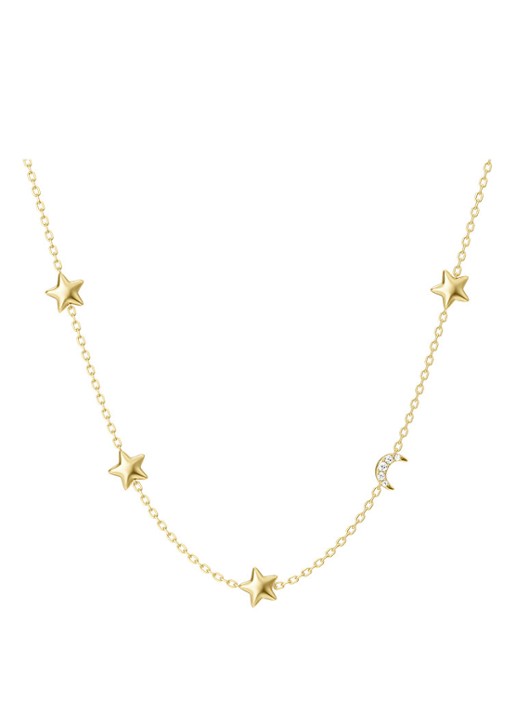 Fossil Sutton ketting met zirkonia JA7337710