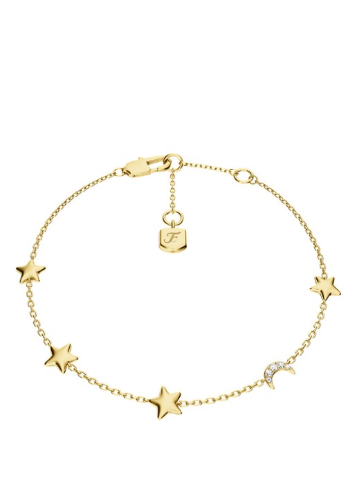 Fossil Sutton ketting met zirkonia JA7340710