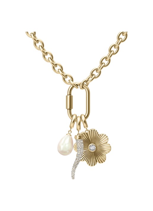 Fossil Sutton ketting met zirkonia JF05021710