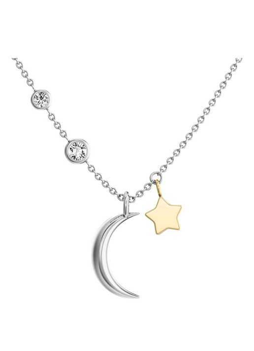 Fossil Sutton ketting met zirkonia JF05036998