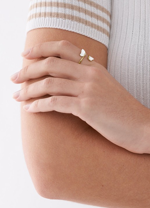 Fossil Sutton ring JF04423710 - detail 6 goud