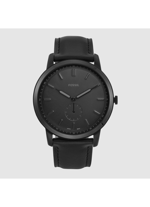 Fossil The Minimalist Mono horloge FS5447 - detail 3 zwart