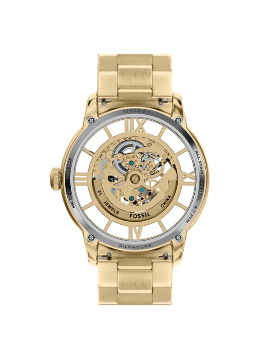 Fossil Townsman horloge ME3280 - detail 3 goud