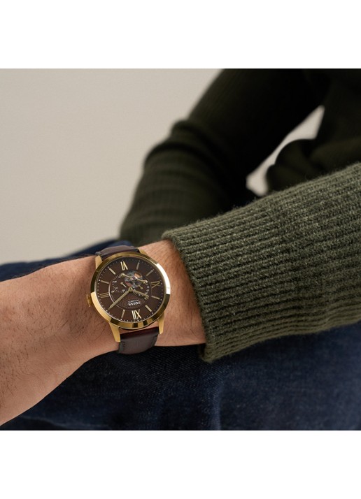 Fossil Townsman horloge ME3286 - detail 4 goud