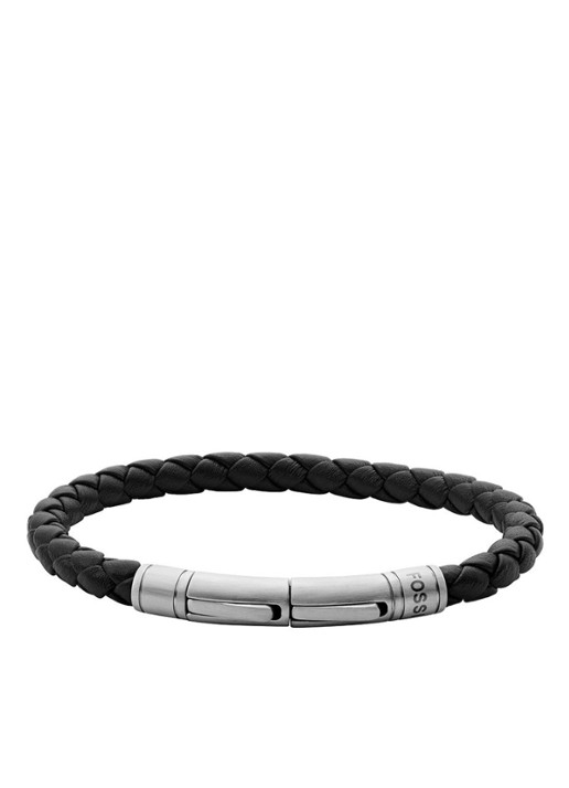 Fossil Vintage Casual armband van leer JF04089040 - detail 2 bruin