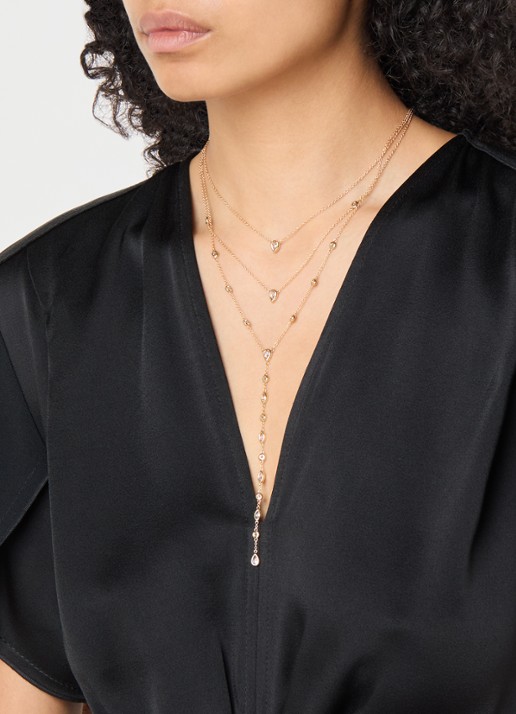 Franky Amsterdam The Aurelia ketting verguld - voorkant 5 goud