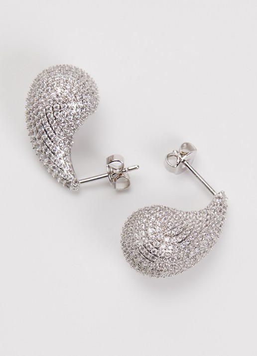 Franky Amsterdam The Gia oorstekers verguld - detail 3 zilver