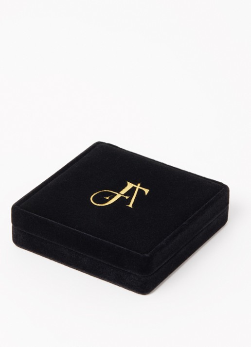 Franky Amsterdam The Kourtney Moonstone hanger verguld - detail 5 goud
