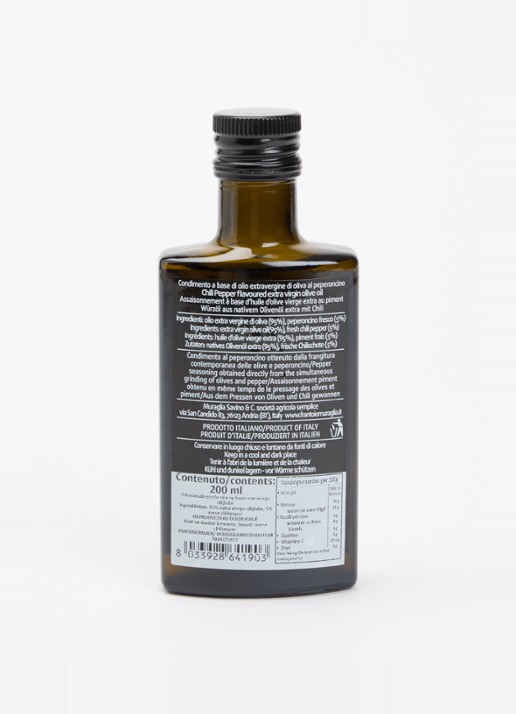 Frantoio Muraglia Peperoncino extra vierge olijfolie 200 ml - voorkant 2 undefined