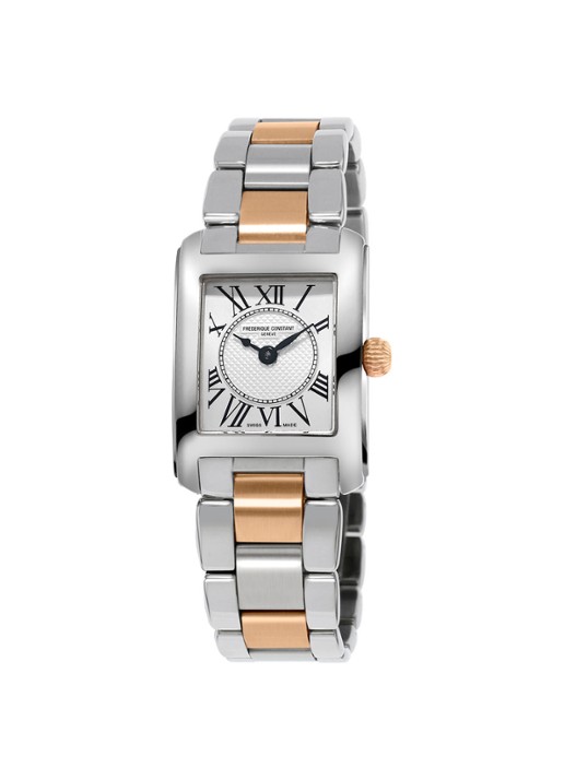 Frederique Constant Classic Carée horloge FC-200MC12B - voorkant zilver