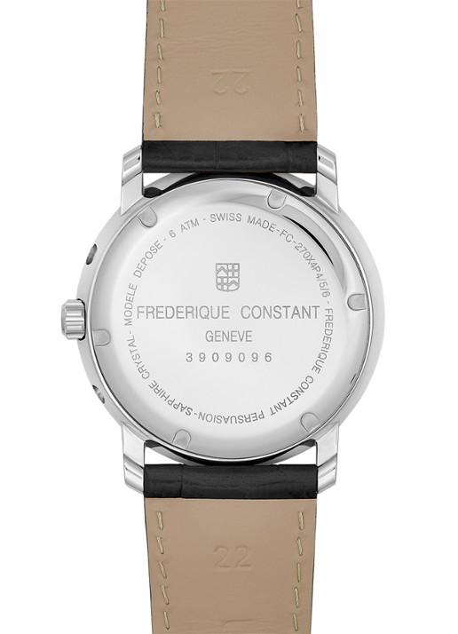 Frederique Constant Classics Index Business Timer horloge FC-270SW4P26 - detail 2 zilver