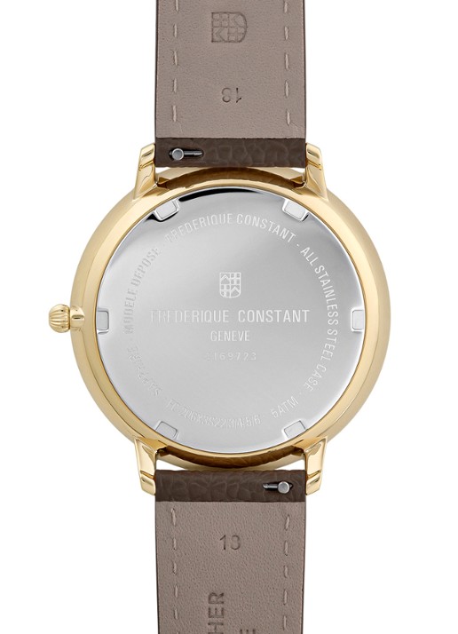 Frederique Constant Classics Quartz Moonphase horloge FC-206RS3S5 - detail 3 goud