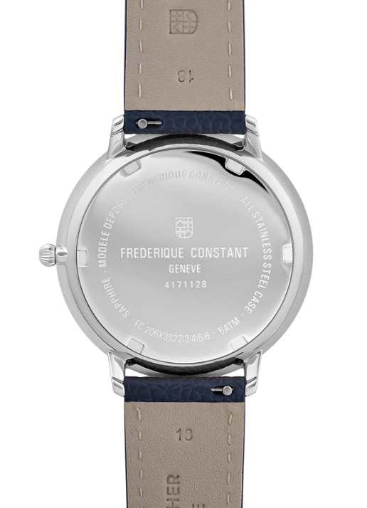 Frederique Constant Classics Quartz Moonphase horloge FC-206RS3S6 - detail 3 zilver