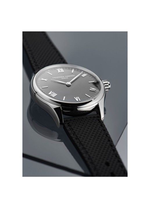 Frederique Constant Vitality Gents hybride smartwatch FC-287B5B6 - detail zilver