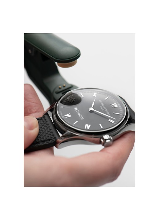 Frederique Constant Vitality Gents hybride smartwatch FC-287B5B6 - detail 2 zilver