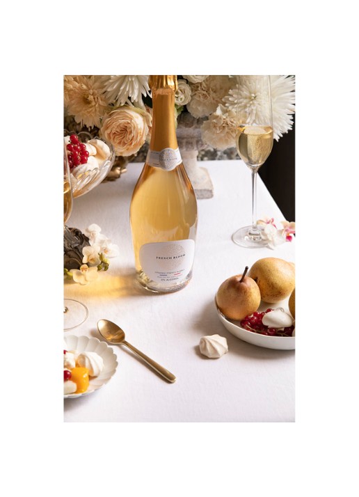 French Bloom Le Blanc alcoholvrije mousserende wijn 750 ml - detail 3 undefined