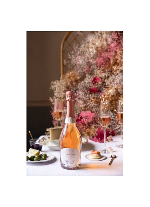 French Bloom Le Rosé  alcoholvrije mousserende rosé wijn 750 ml - detail 3 undefined