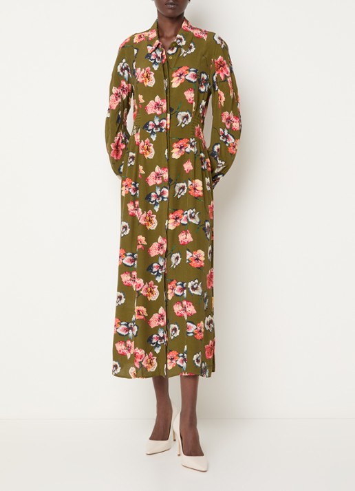 French Connection Abbie Lizzy midi blousejurk met bloemenprint