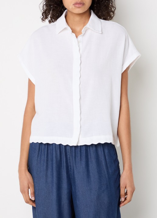 French Connection Ariette blouse van linnen
