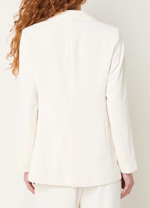 French Connection Harrie blazer met klepzakken - achterkant 3 gebroken wit