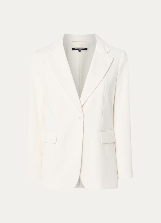 French Connection Harrie blazer met klepzakken - voorkant gebroken wit