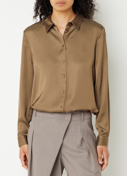 French Connection Hope blouse van satijn
