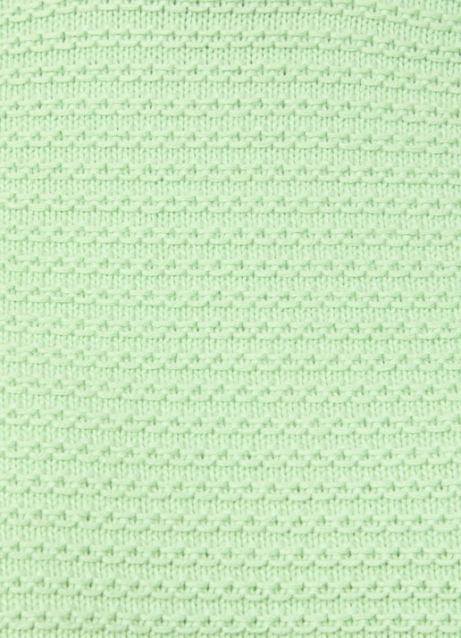 French Connection Lily grofgebreide top met ballonmouw - detail 5 lichtgroen