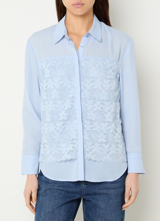 French Connection Mila blouse met details van kant