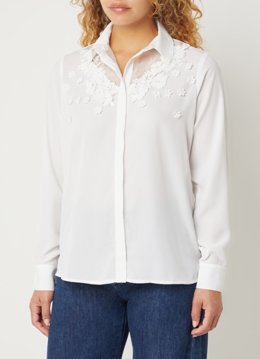 French Connection Milla blouse met borduring