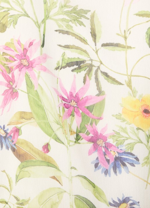 French Connection Monica Hallie blouse met bloemenprint en strikdetail - detail 4 groen