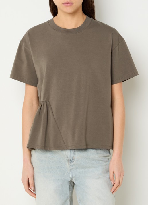 French Connection Rallie T-shirt met asymmetrisch detail