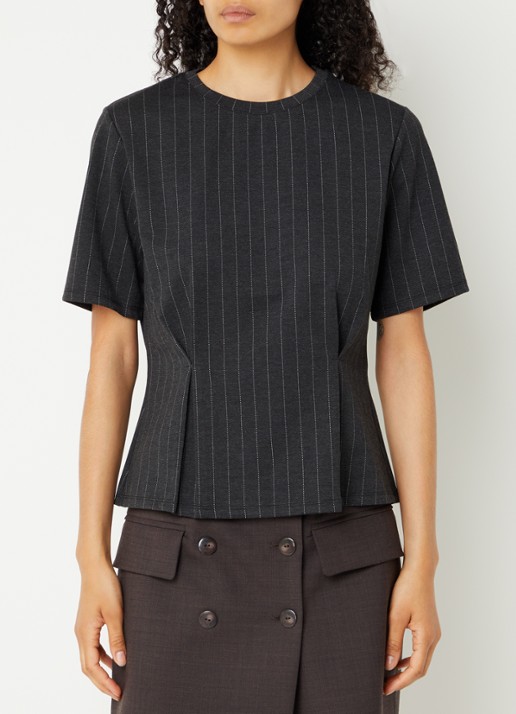 French Connection Sarai T-shirt met krijtstreep