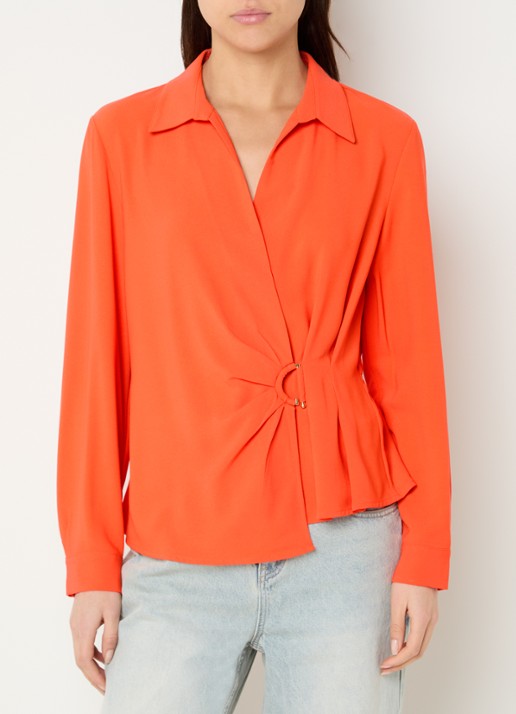 French Connection Thelma blouse met plooidetail