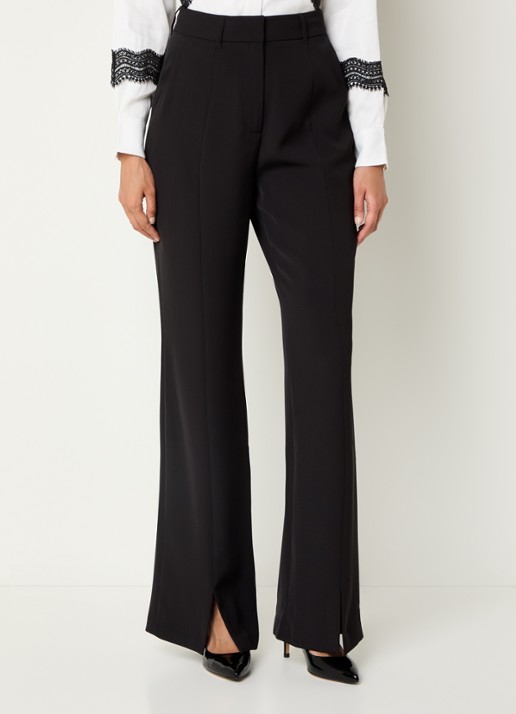 French Connection Vinnie flared fit pantalon met steekzakken