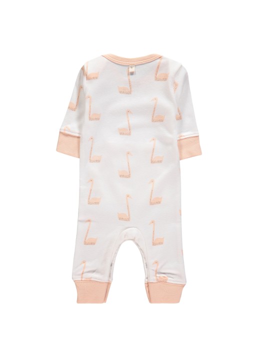 Fresk Babypak met print en steekzakken - achterkant 4 lichtroze