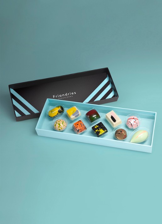 Friandries Combination One chocolade bonbons 10 stuks - voorkant 2 undefined