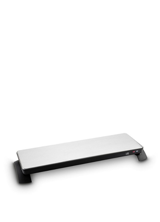 Fritel Draadloze warmhoudplaat 65 x 32 cm WT3158 - voorkant zilver