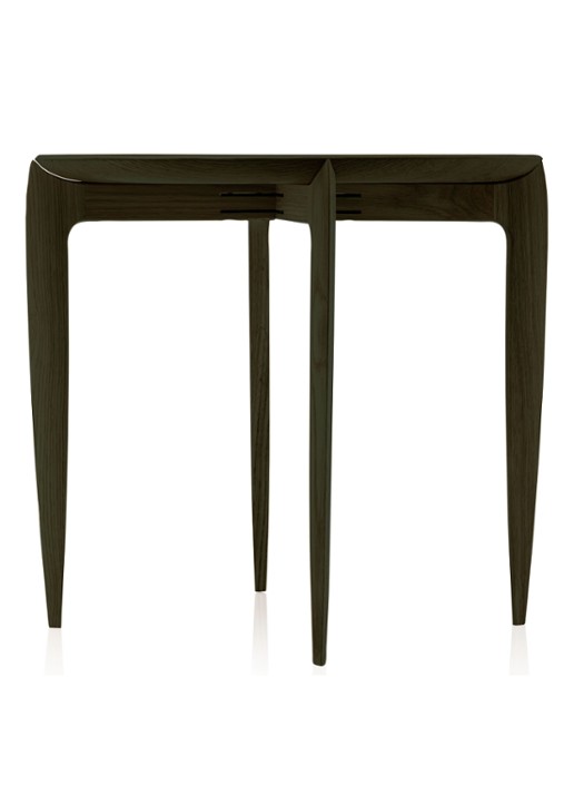 Fritz Hansen Foldable Tray Table bijzettafel  - voorkant zwart