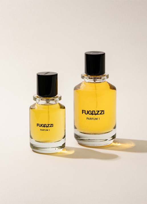 Fugazzi Parfum 1 Extrait de Parfum - travel size - voorkant 2 beige