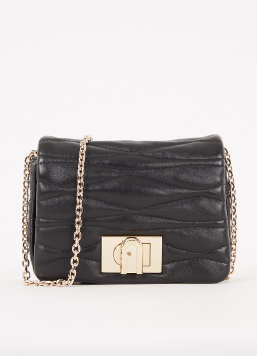 FURLA 1927 Mini crossbodytas van quilted kalfsleer
