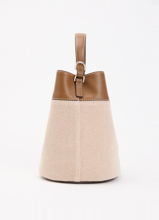 FURLA Amelia handtas van leer met afneembare schouderriem  - detail 4 bruin