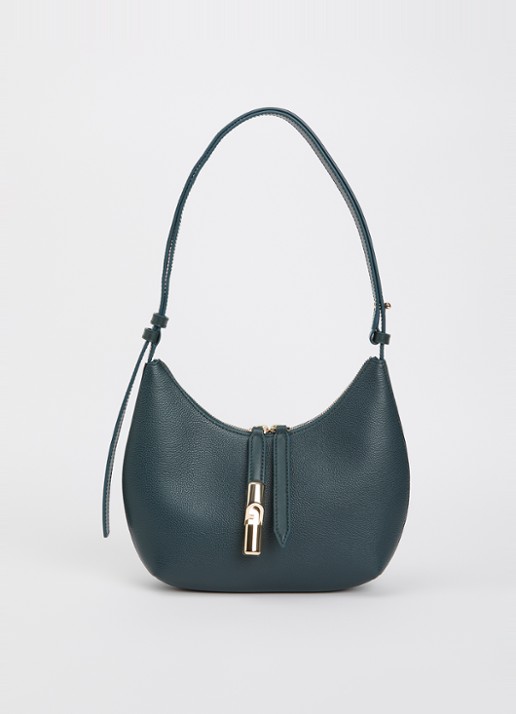 FURLA Goccia S schoudertas van leer
