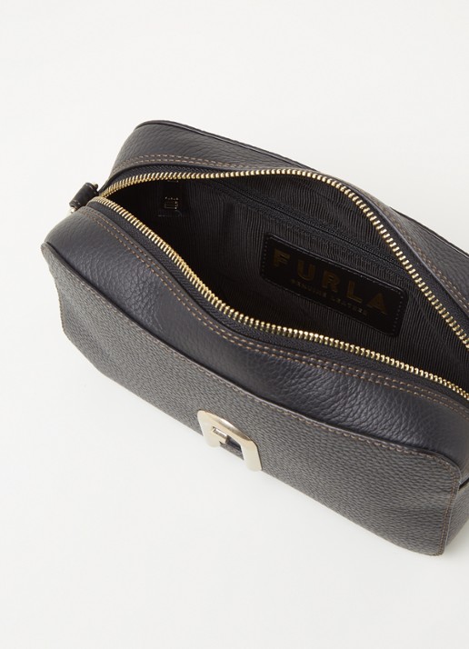 FURLA Primula S crossbodytas van leer - detail 3 zwart