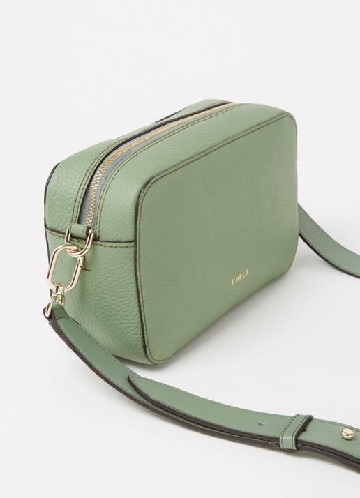 FURLA Primula S crossbodytas van leer - achterkant 4 groen