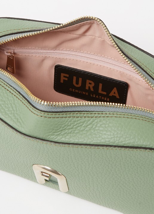 FURLA Primula S crossbodytas van leer - detail groen