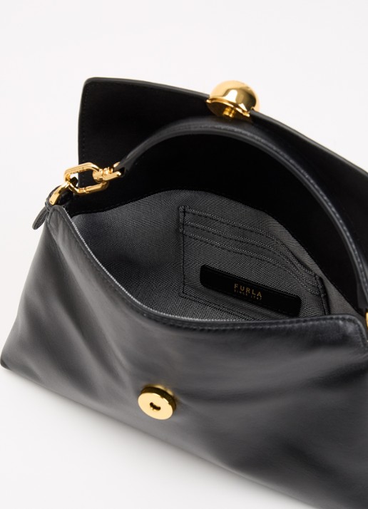 FURLA Sfera crossbodytas met afneembare schouderriem - detail zwart
